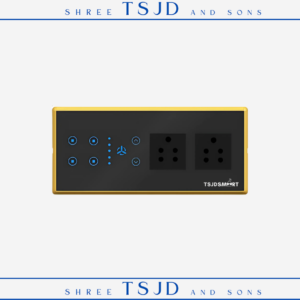 TSJDSmart Smart Touch 4 Switches 1 Fan 2 Sockets