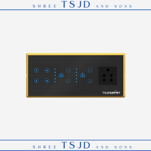 TSJDSmart Smart Touch 4 Switches 2 Fans 1 Socket