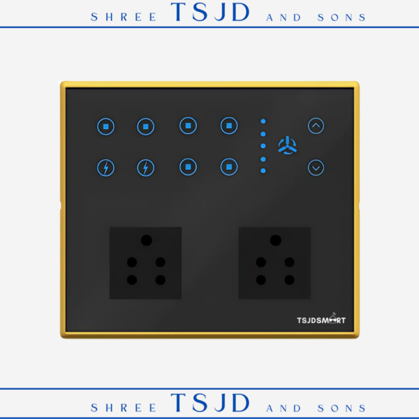 TSJDSmart Smart Touch 8 Switches 1 Fan 2 Socket